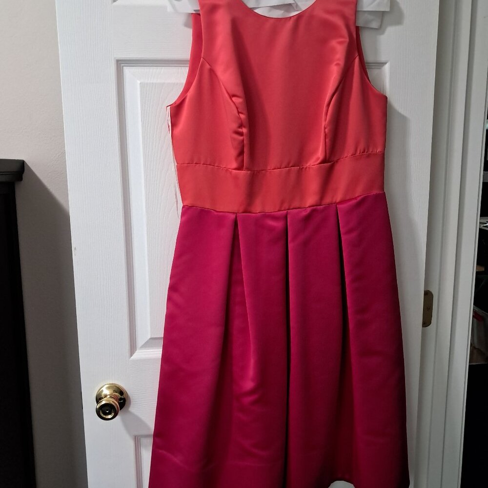 Melrose pink and orange dress